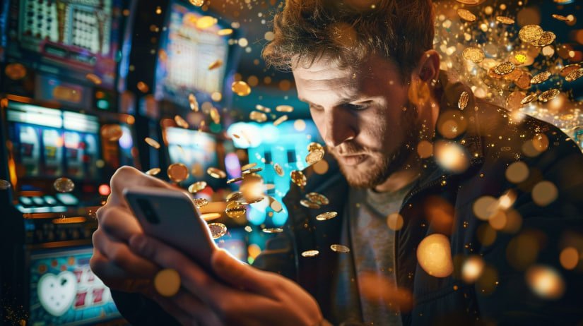 Step-by-step winzir withdrawal request on a smartphone screen